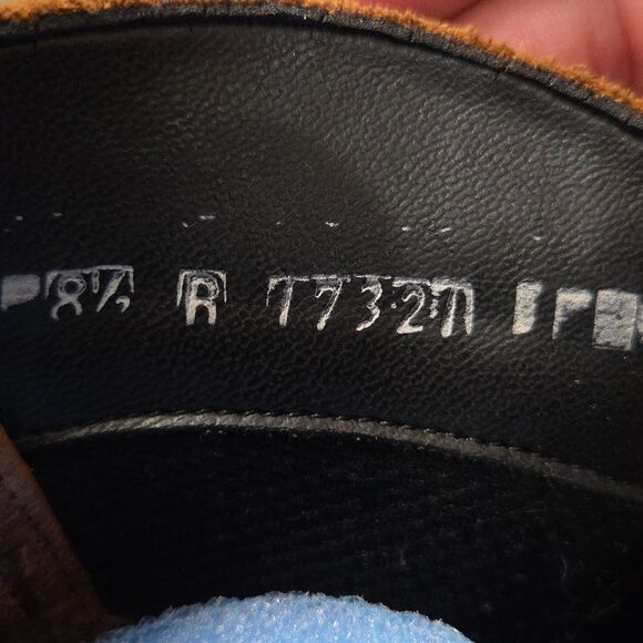 Dingo Tan Brown Leather Ruched Pleated Boho Boots, Size8.5 - Picture 6 of 11